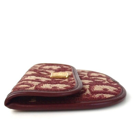 Christian Dior Trotter Vintage Coin-purse Leather Canvas - Picture 3 of 12